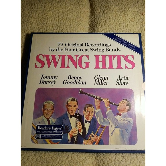 72 Original Swing Hits - (6) LP Box Set (Readers 1969 RDA76-A) LP Vinyl Mint. - Picture 1 of 8